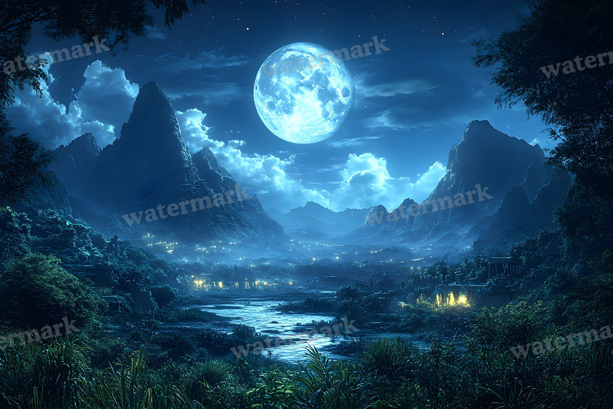 Ancient Egyptian Night Backdrop Images