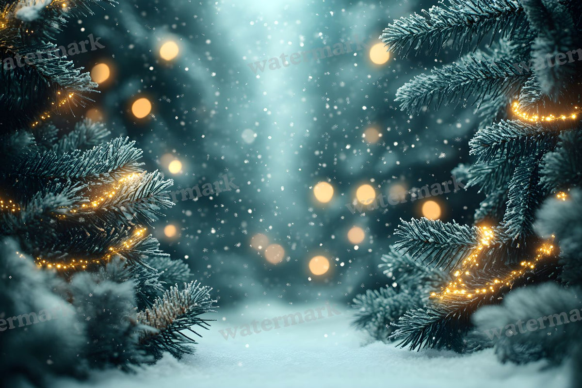 Snowy Forest Backdrop Images