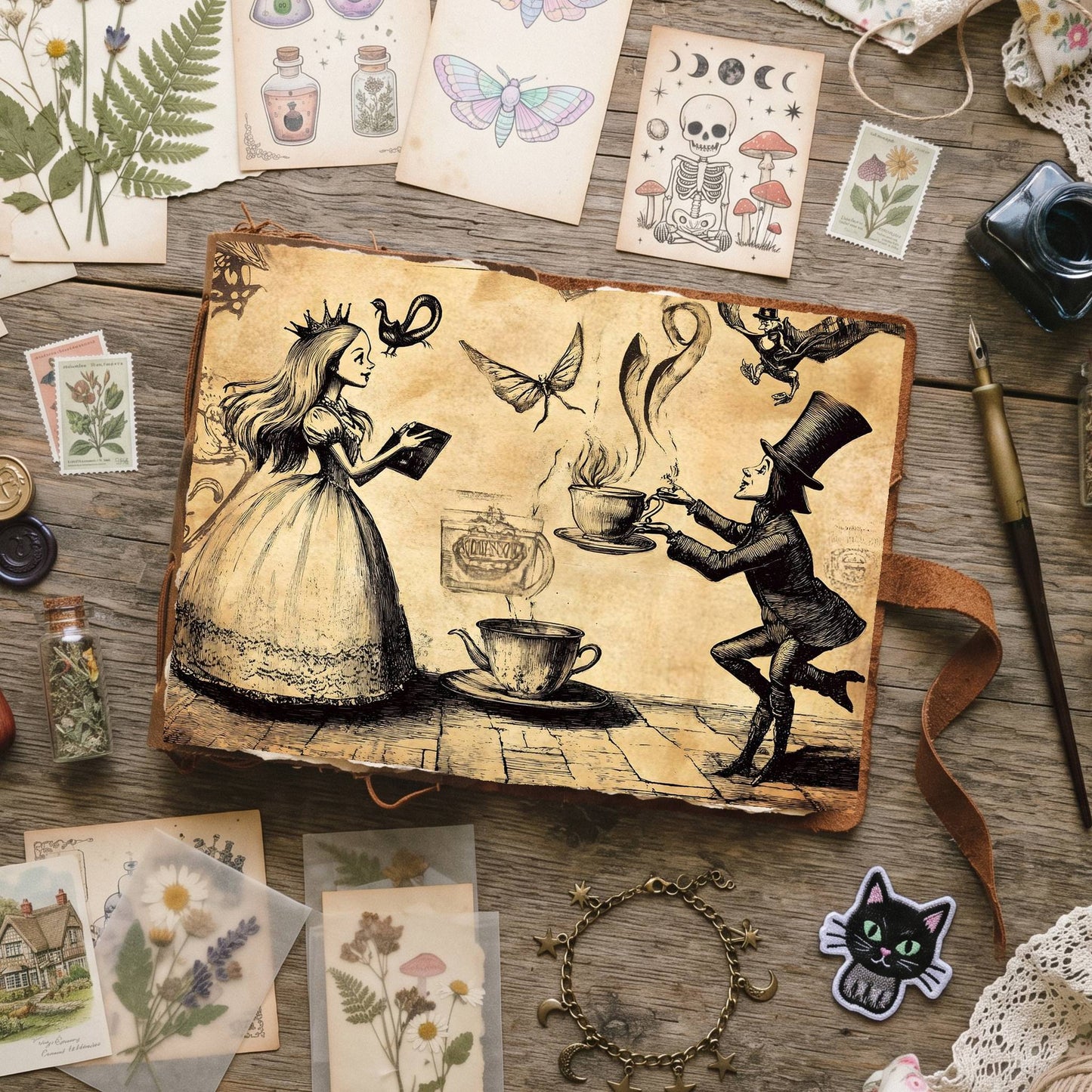 Alice In Wonderland Digital Papers