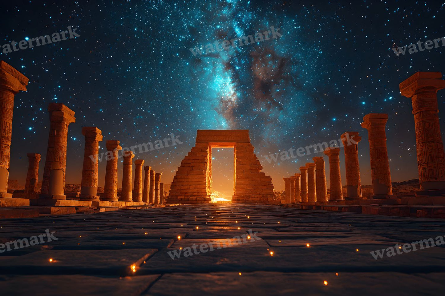 Ancient Egyptian Night Backdrop Images