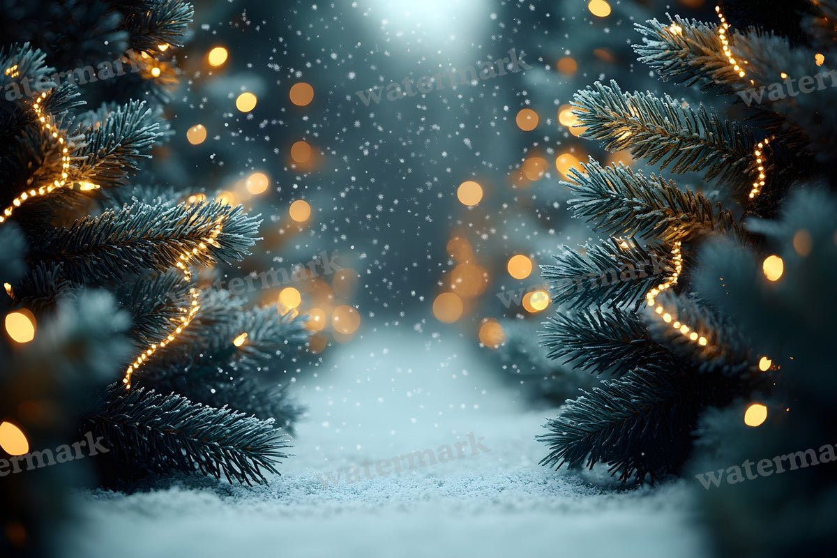 Snowy Forest Backdrop Images