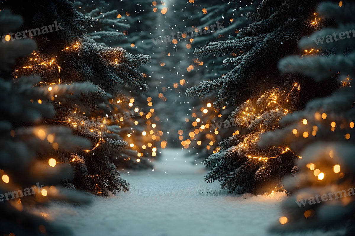 Snowy Forest Backdrop Images