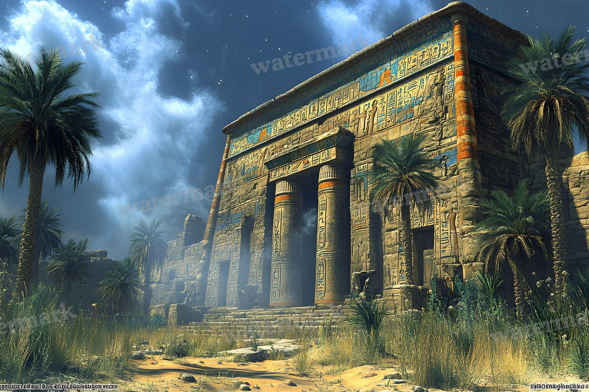 Ancient Egyptian Night Backdrop Images
