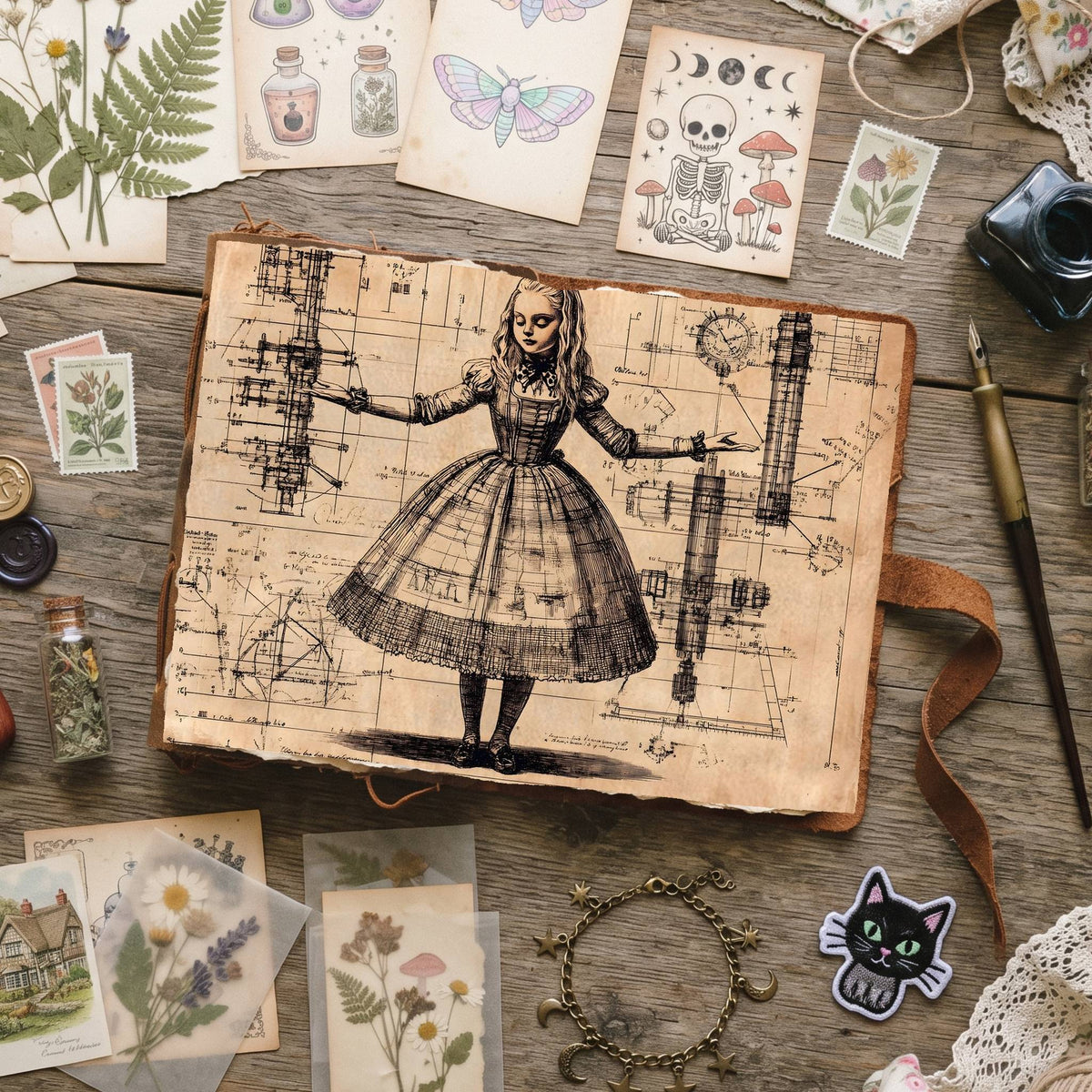 Alice In Wonderland Digital Papers