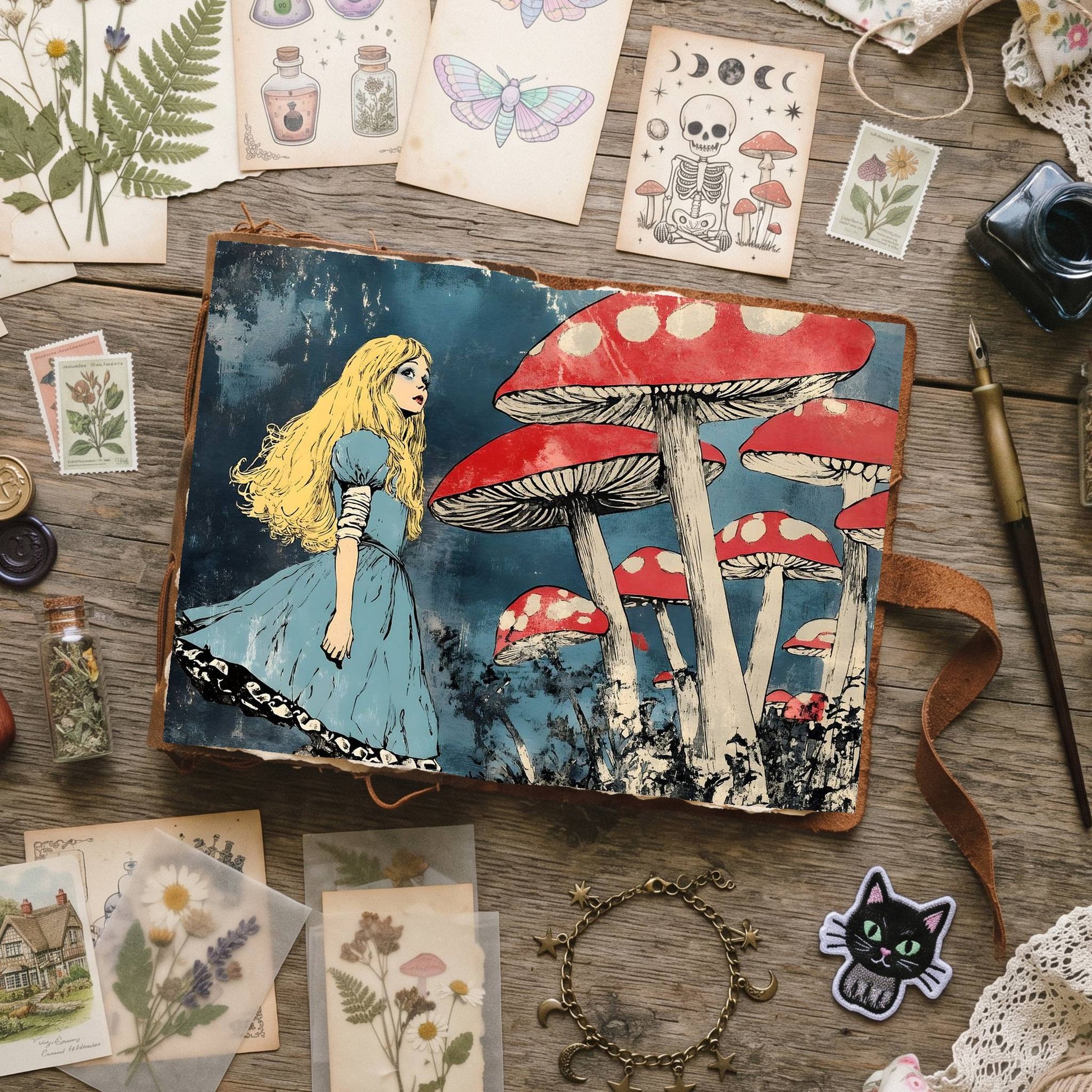 Alice In Wonderland Digital Papers