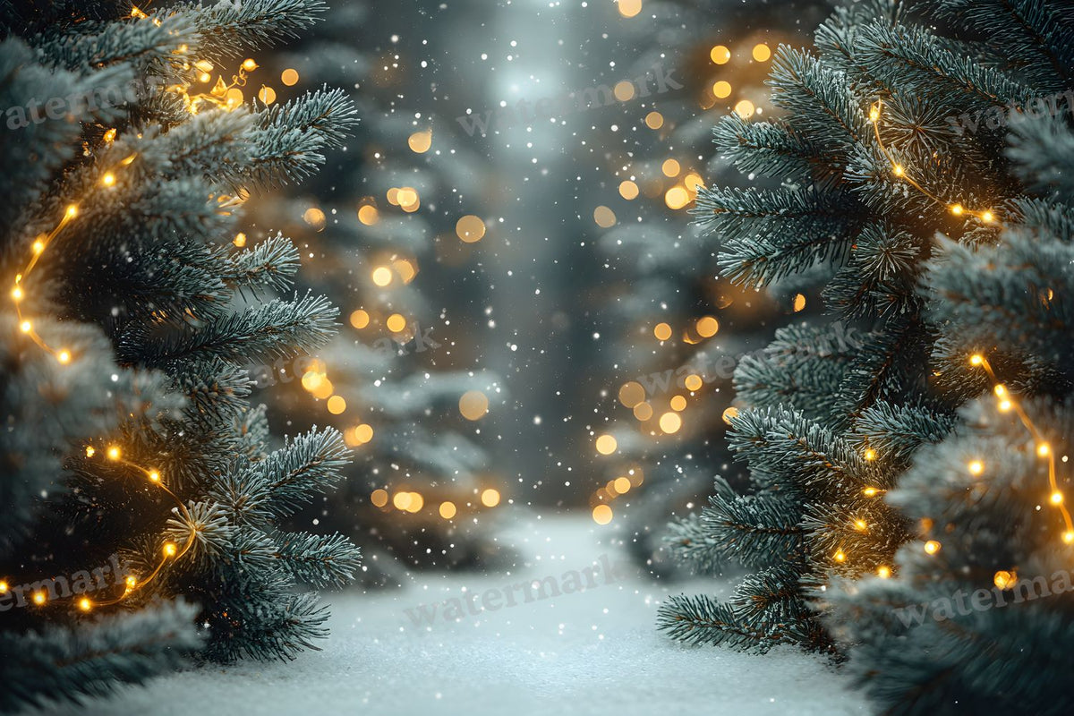 Snowy Forest Backdrop Images