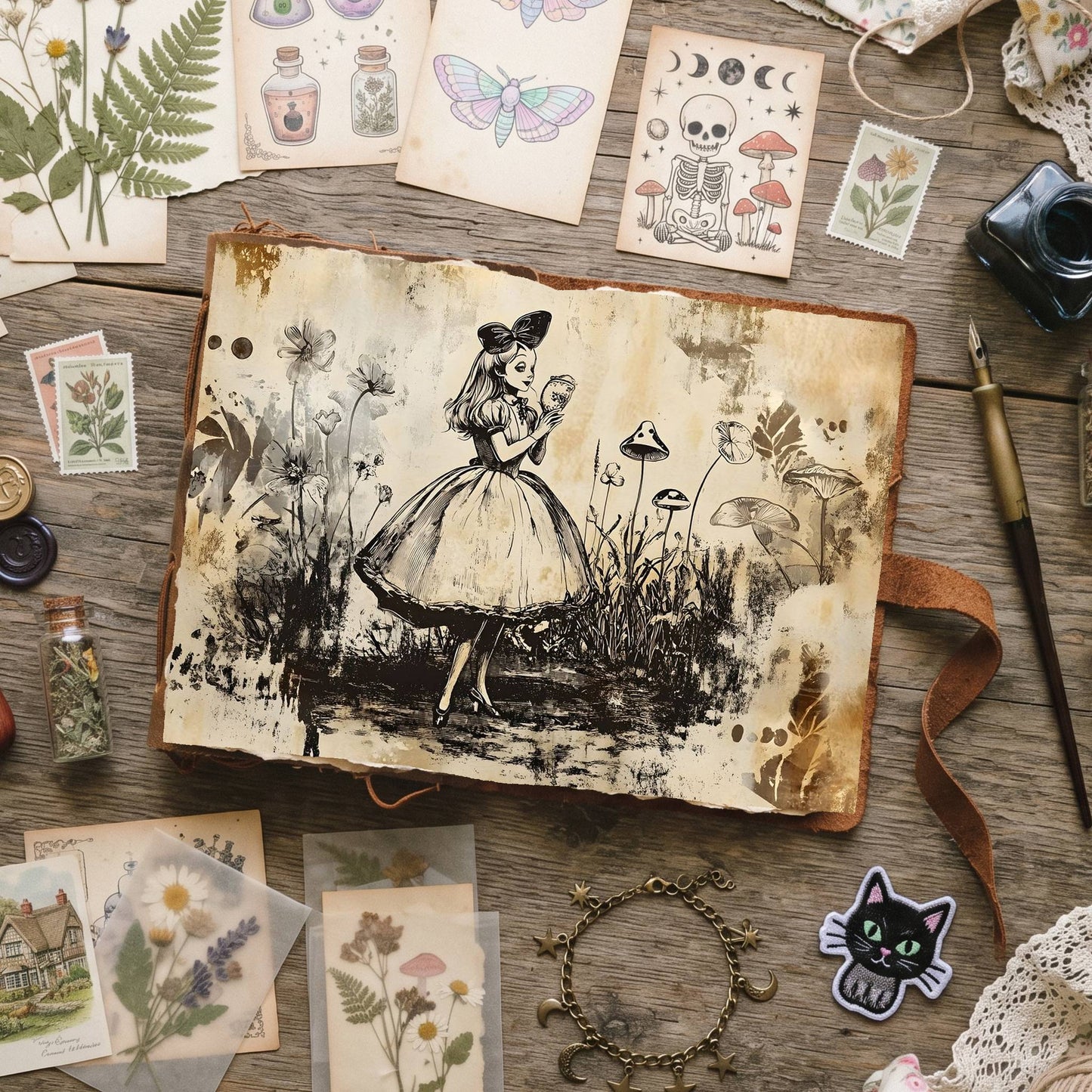 Alice In Wonderland Digital Papers
