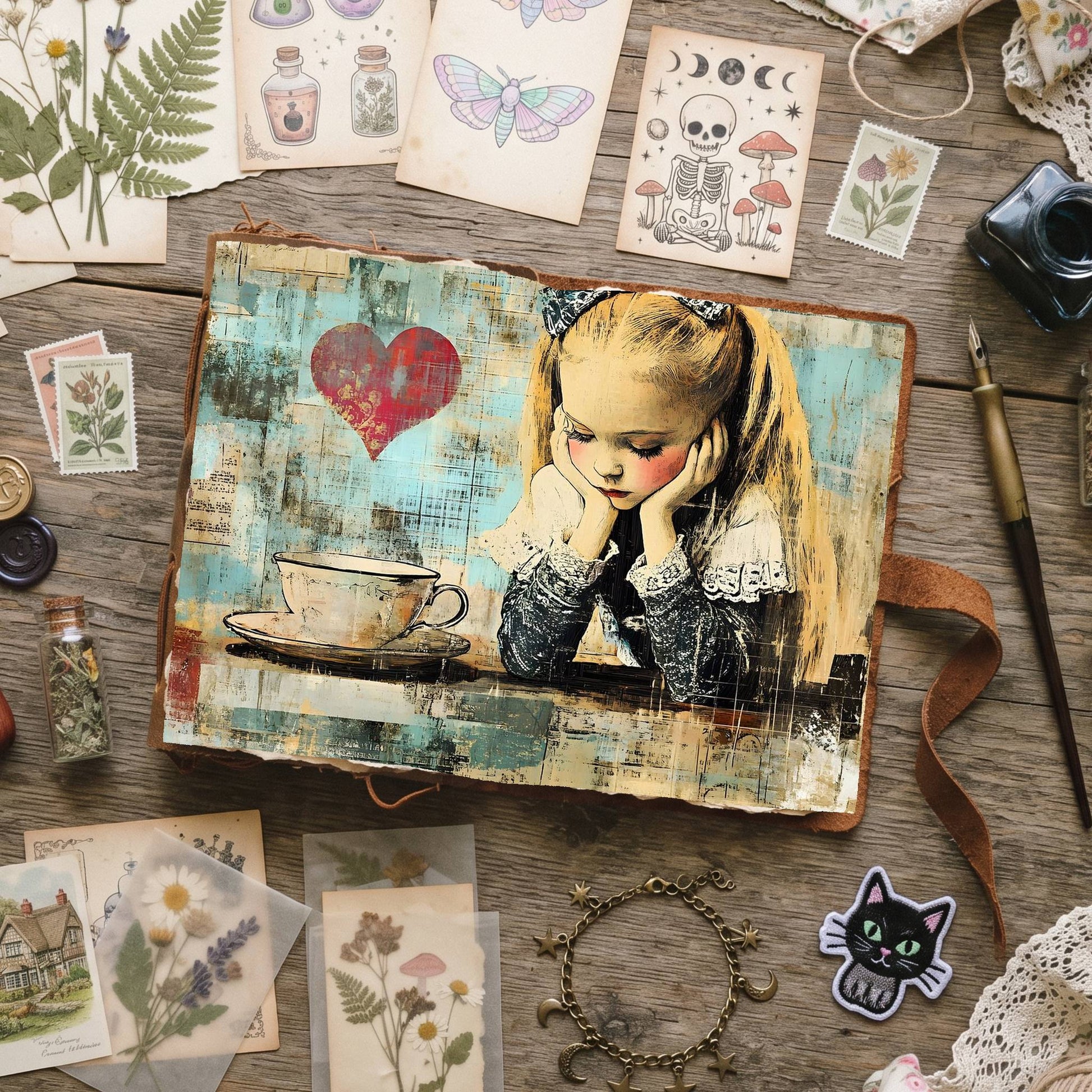 Alice In Wonderland Digital Papers