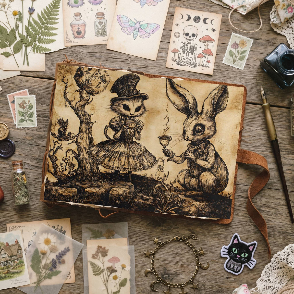 Alice In Wonderland Digital Papers
