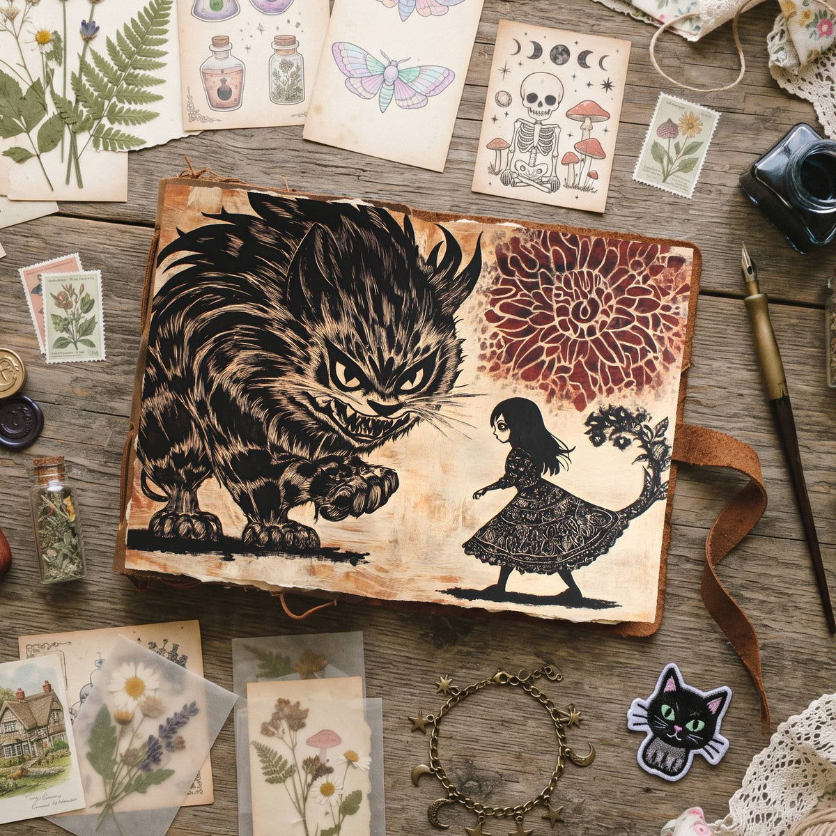Alice In Wonderland Digital Papers