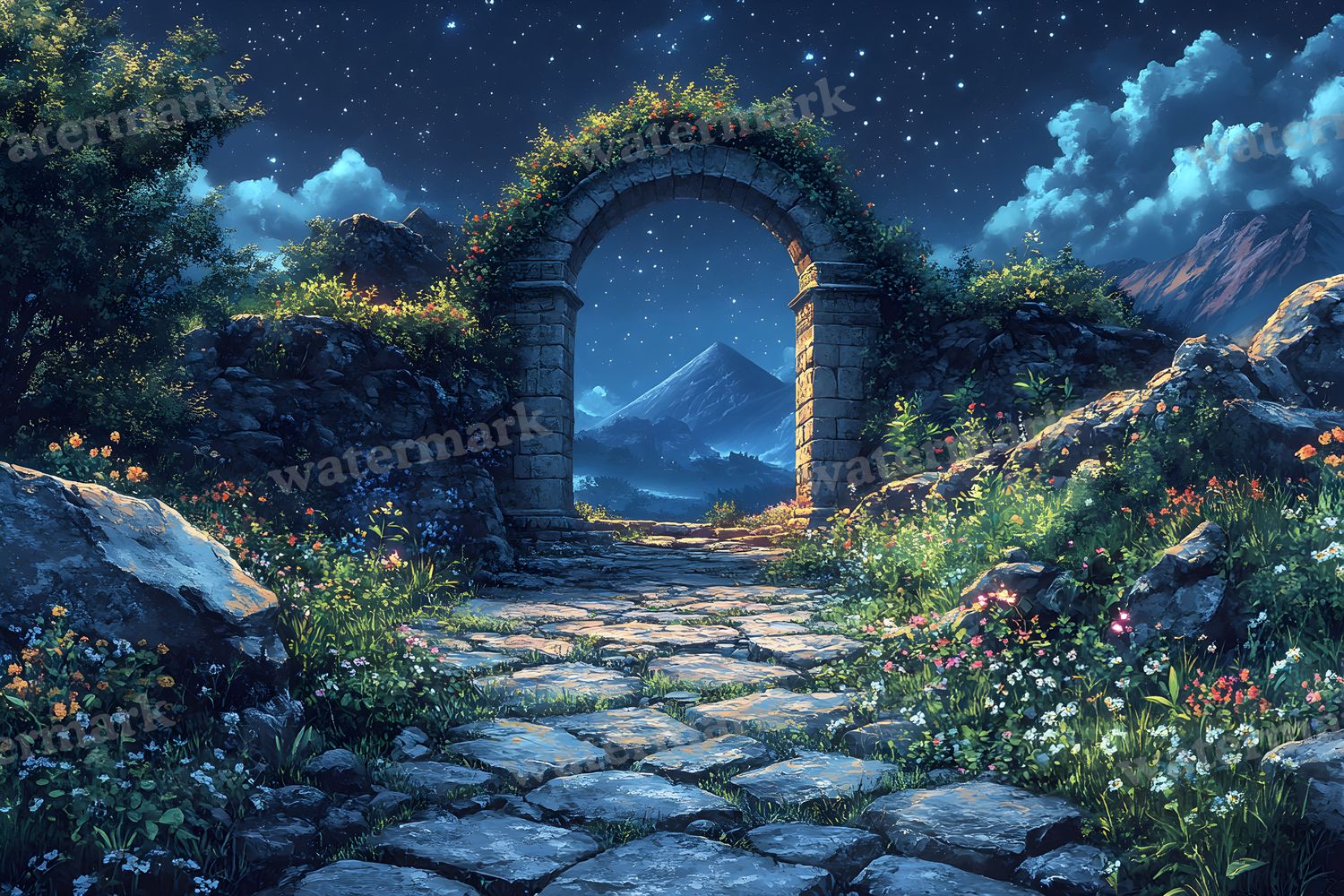 Ancient Egyptian Night Backdrop Images