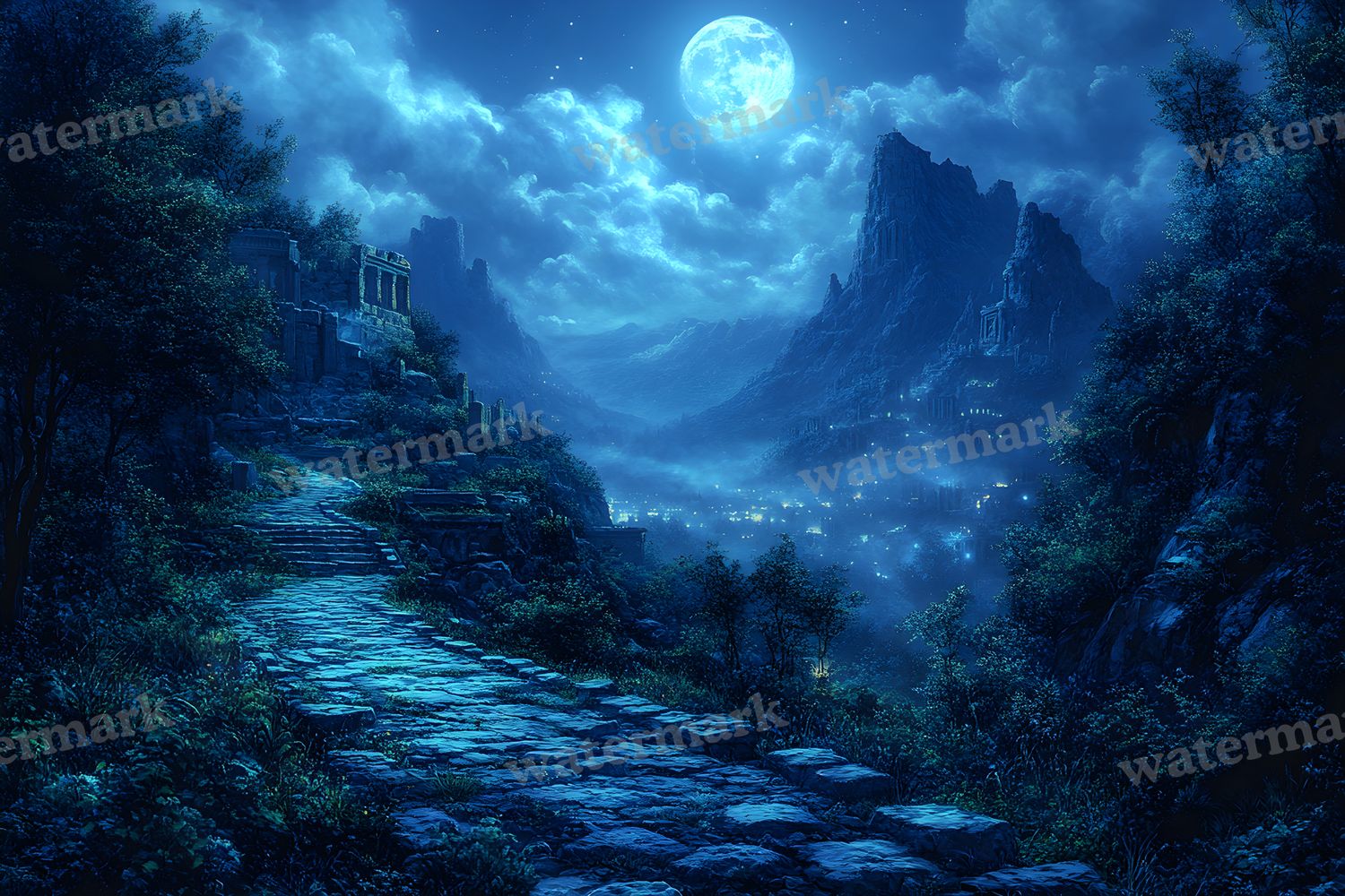 Ancient Egyptian Night Backdrop Images