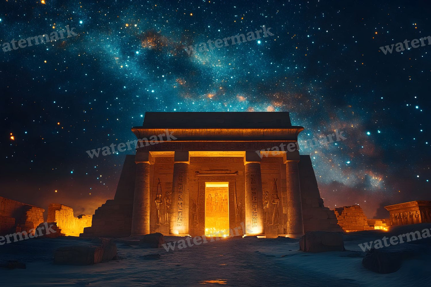 Ancient Egyptian Night Backdrop Images