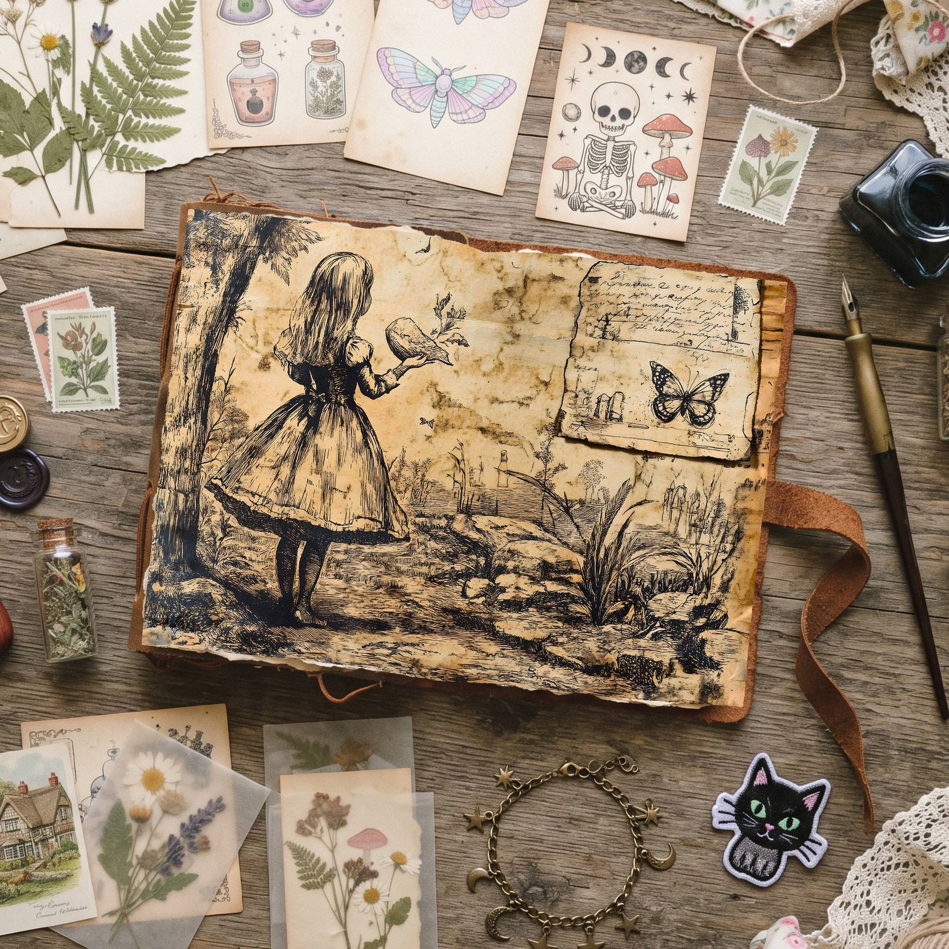 Alice In Wonderland Digital Papers