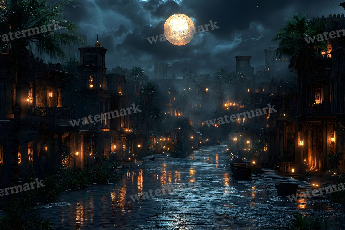 Ancient Egyptian Night Backdrop Images