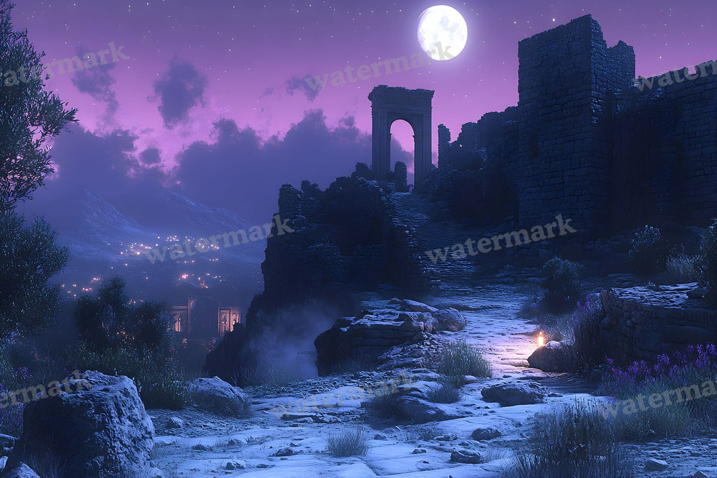 Ancient Roman Night Backdrop Images