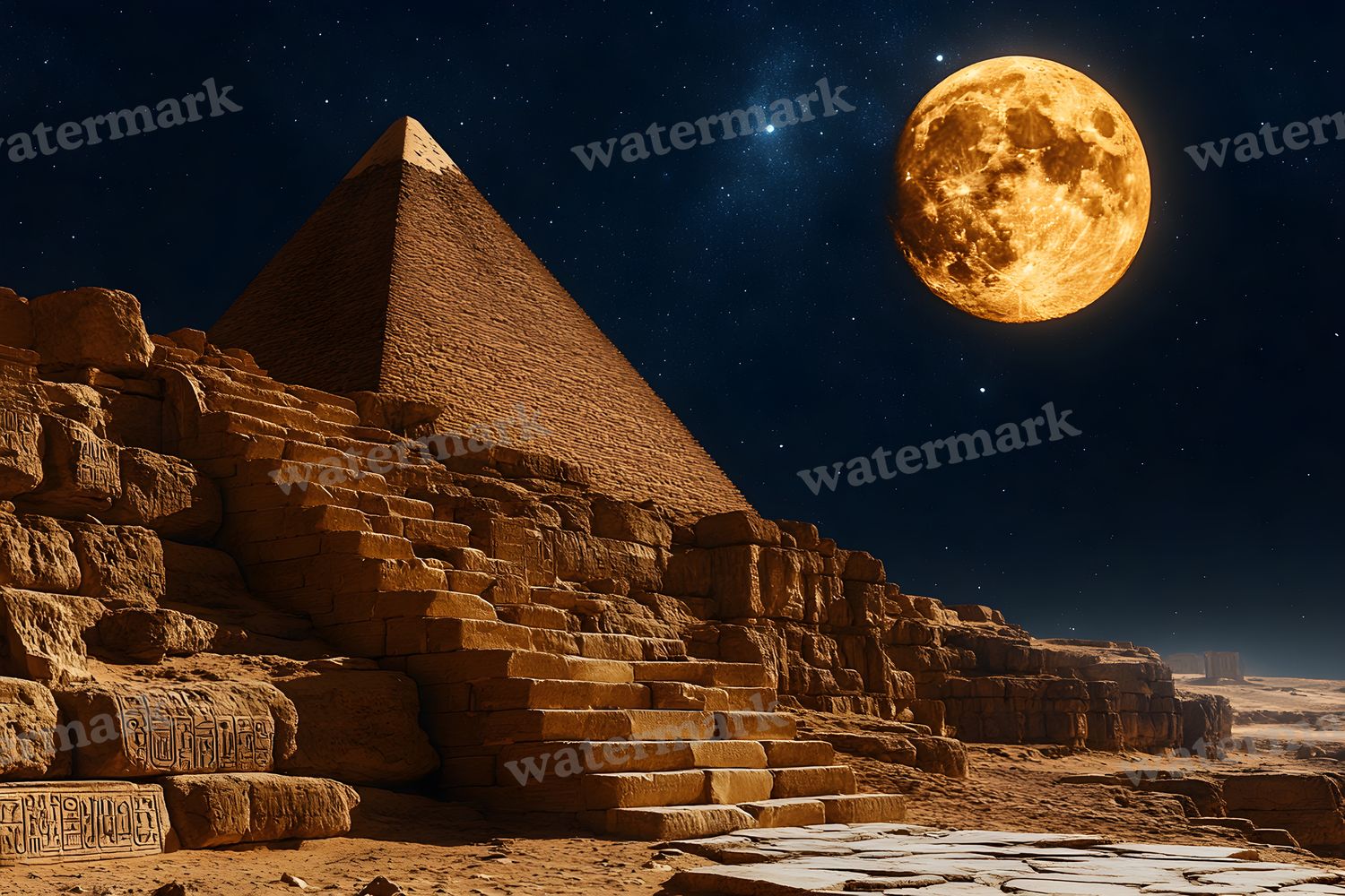 Ancient Egyptian Night Backdrop Images