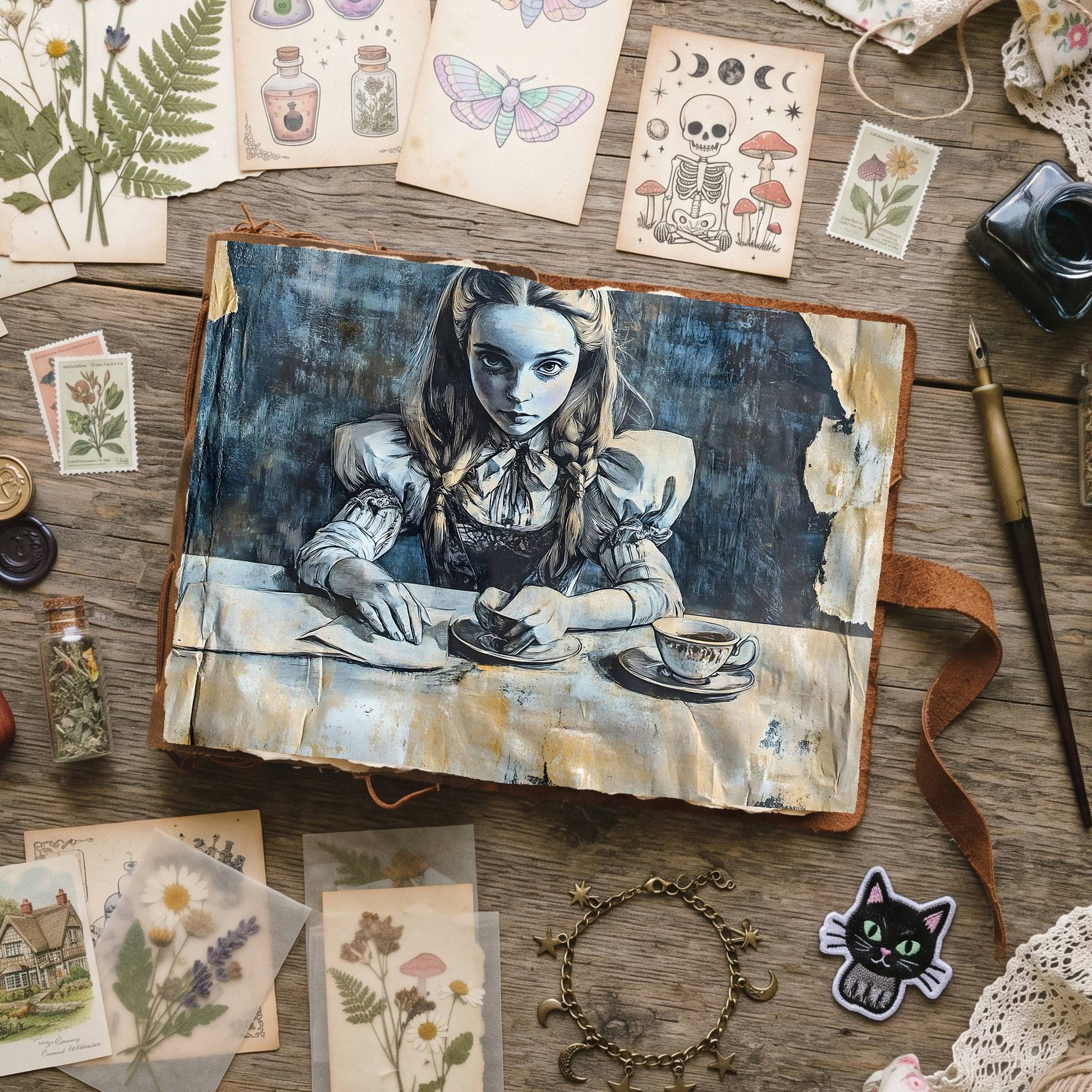 Alice In Wonderland Digital Papers