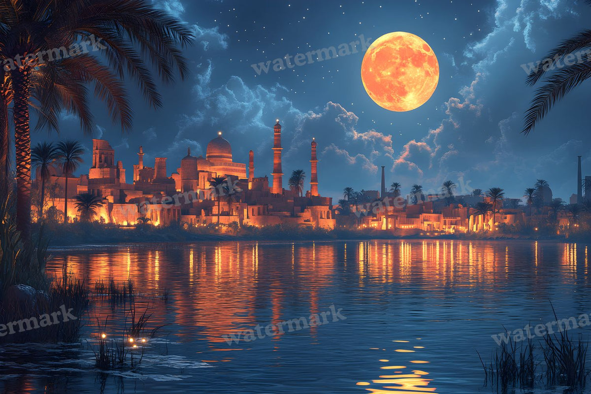 Ancient Egyptian Night Backdrop Images