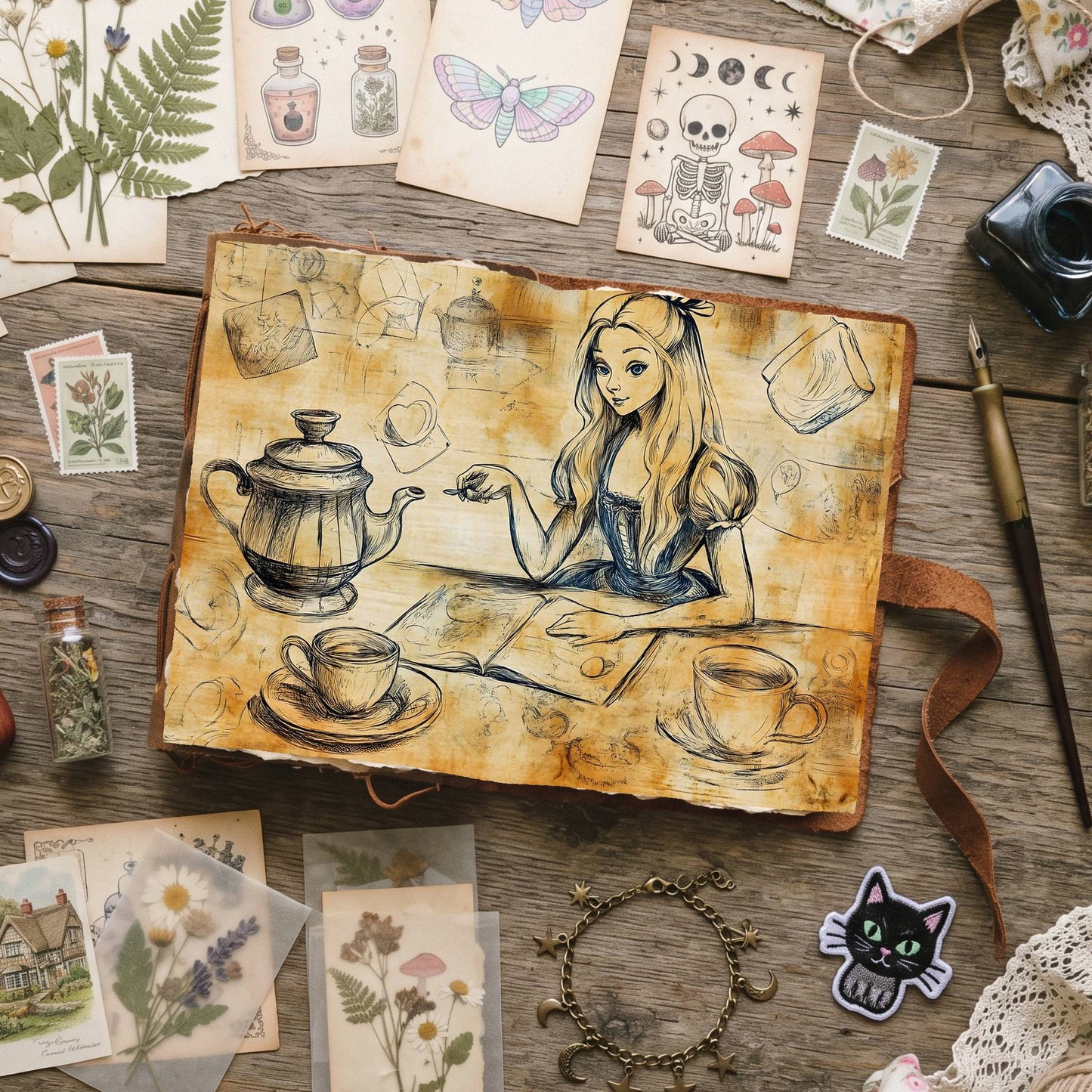 Alice In Wonderland Digital Papers