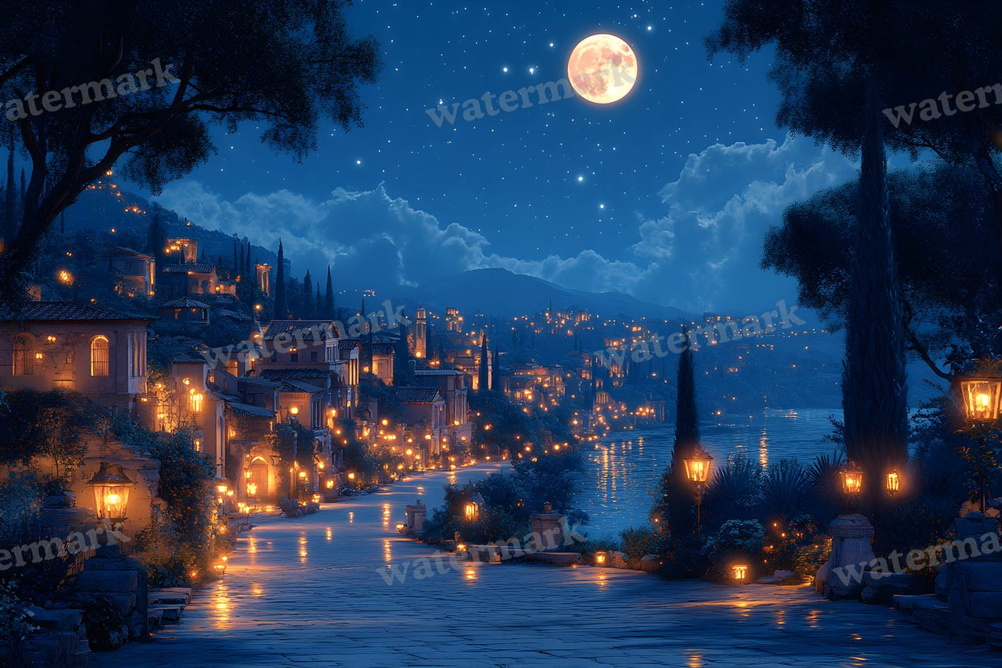Ancient Roman Night Backdrop Images