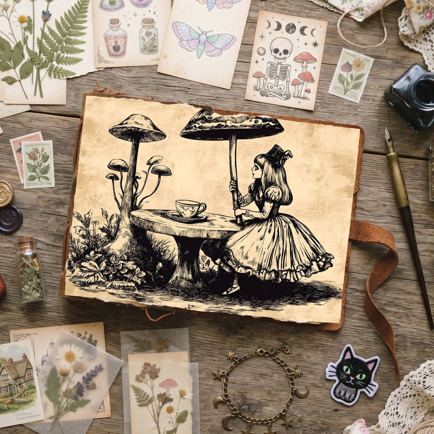 Alice In Wonderland Digital Papers
