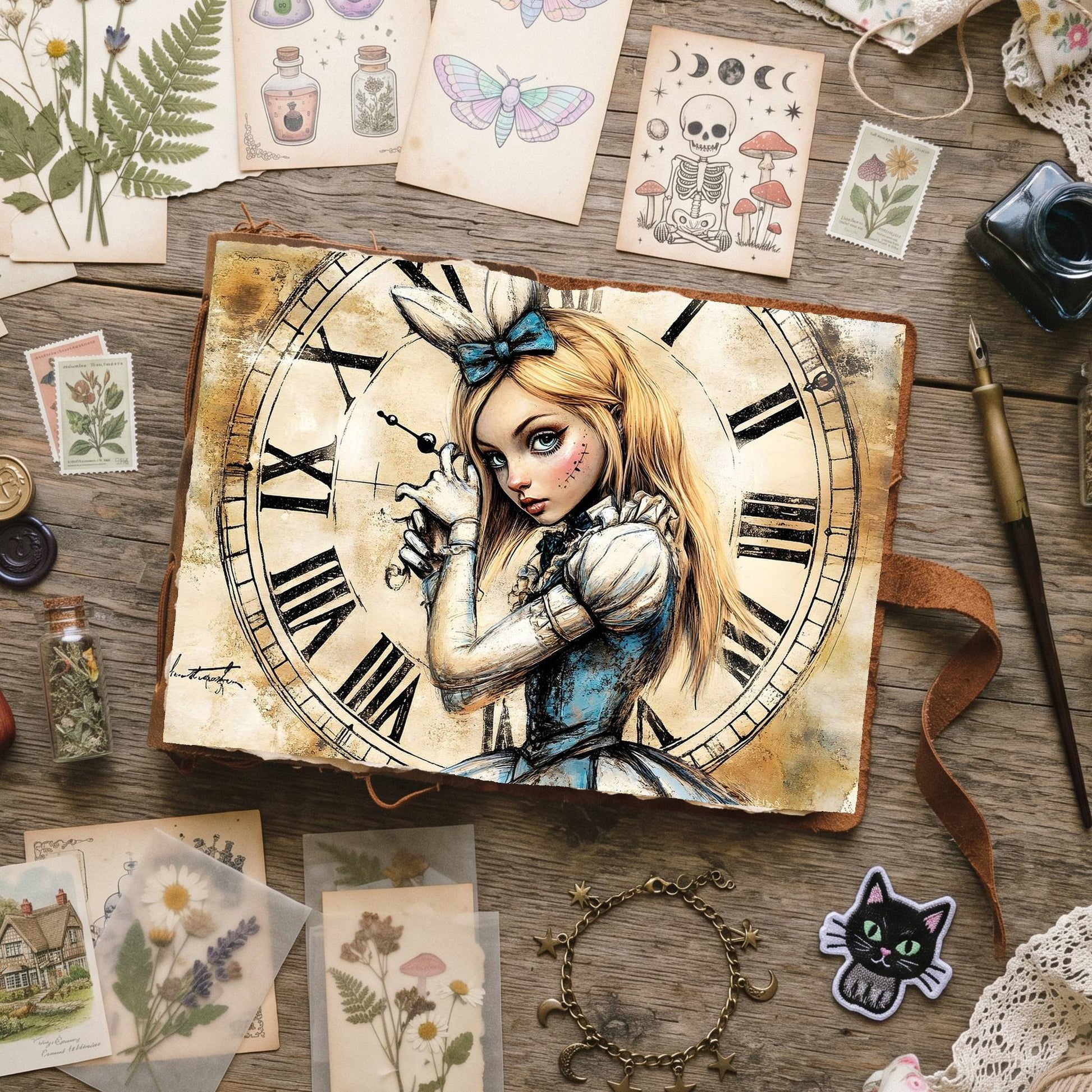 Alice In Wonderland Digital Papers