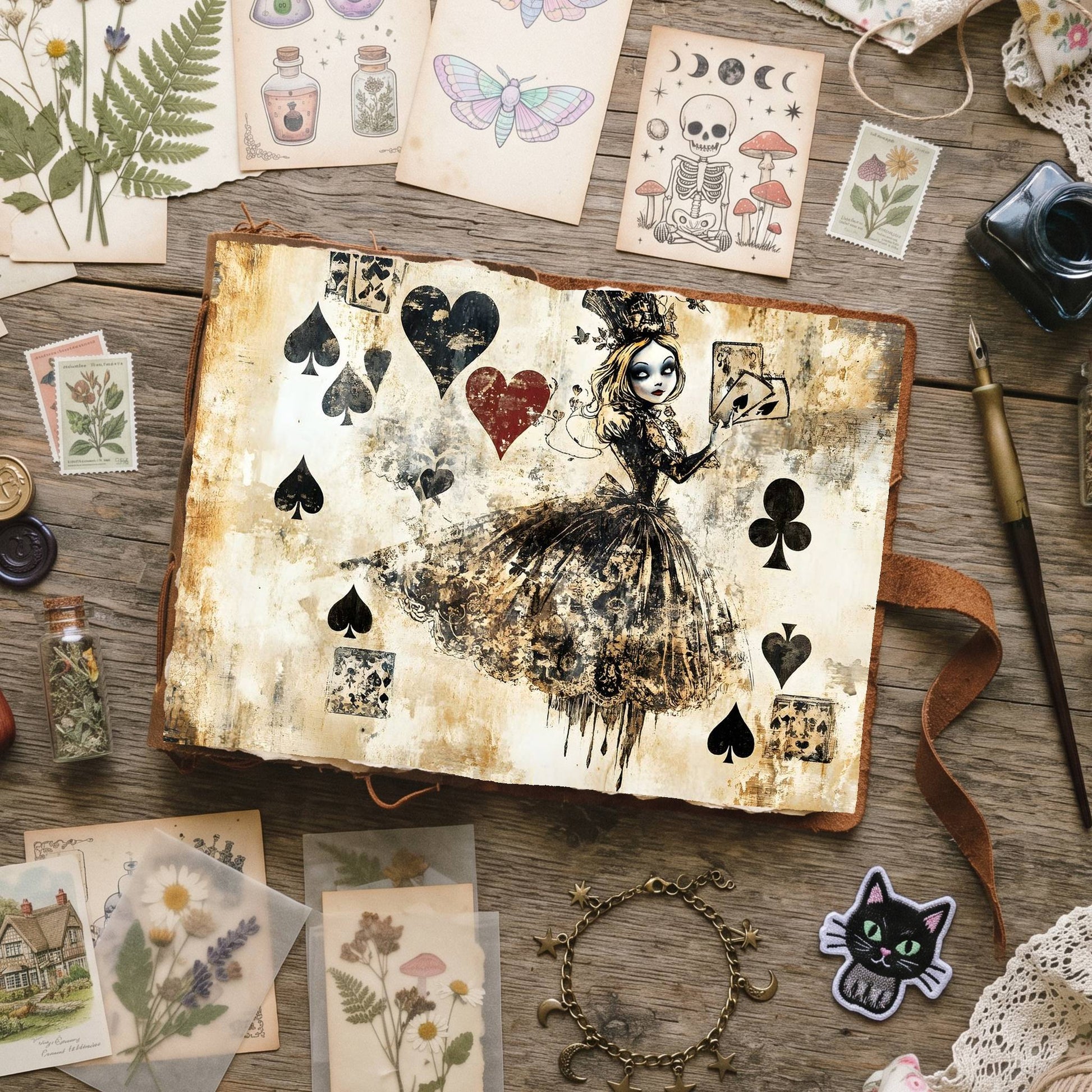 Alice In Wonderland Digital Papers