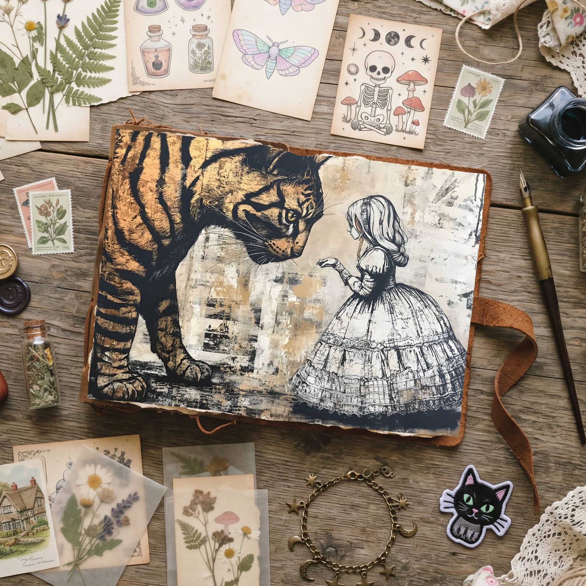 Alice In Wonderland Digital Papers