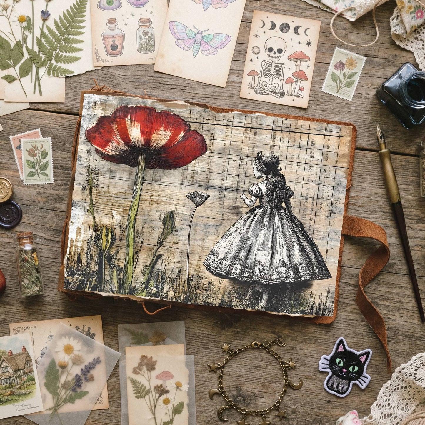Alice In Wonderland Digital Papers