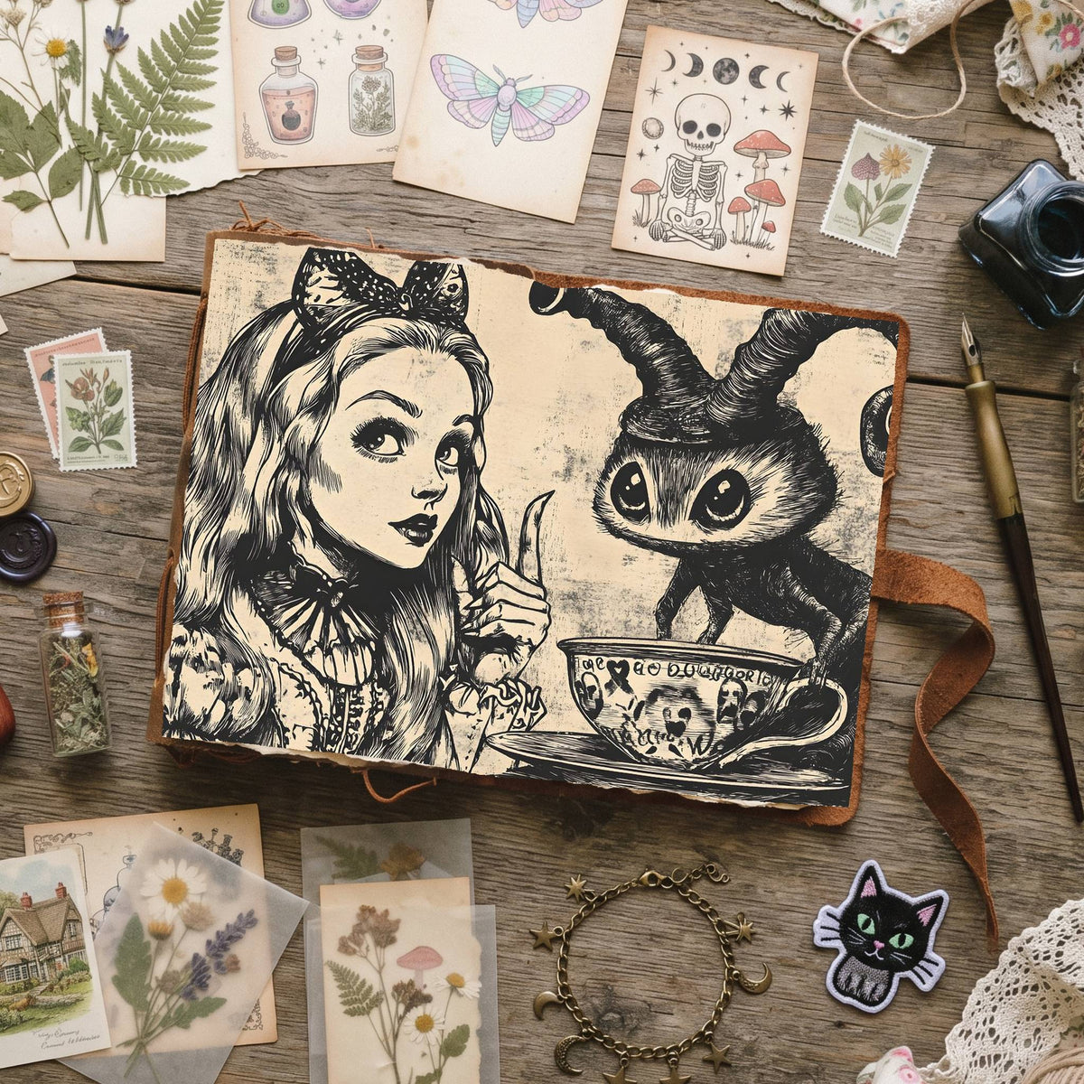 Alice In Wonderland Digital Papers