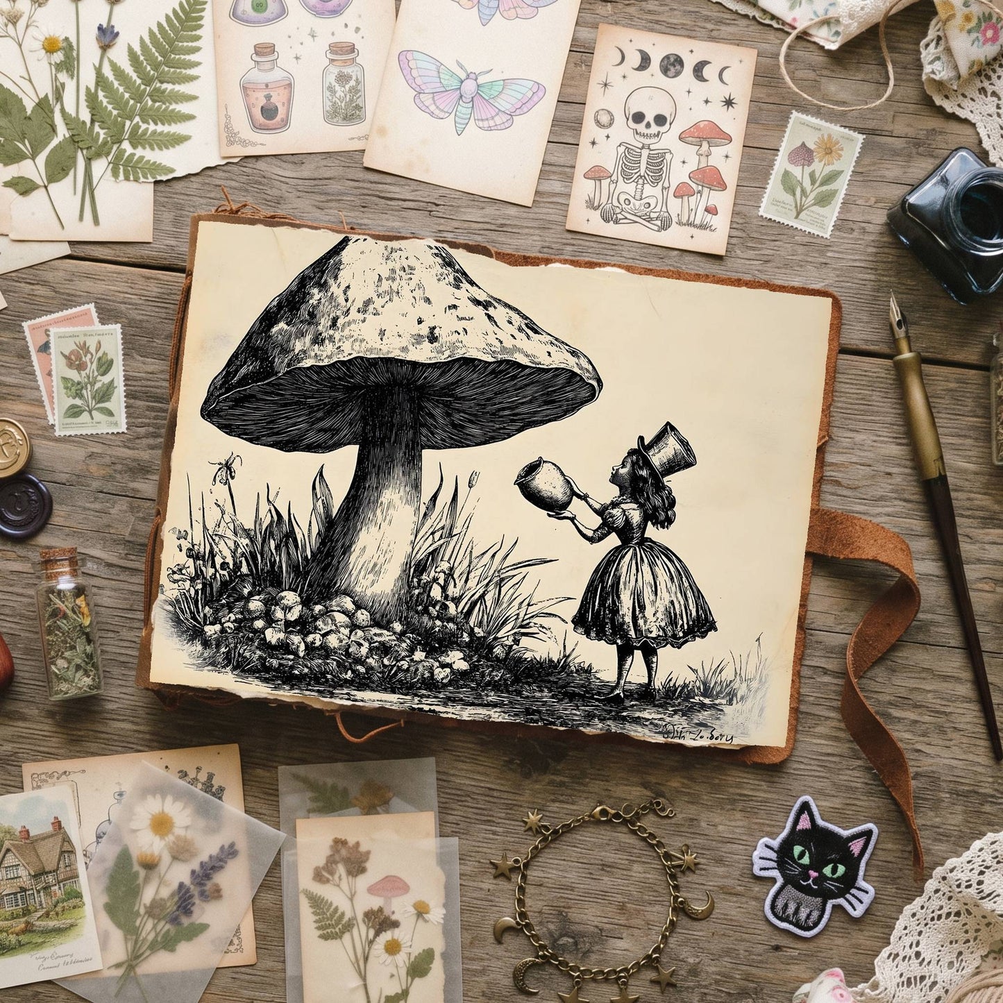 Alice In Wonderland Digital Papers