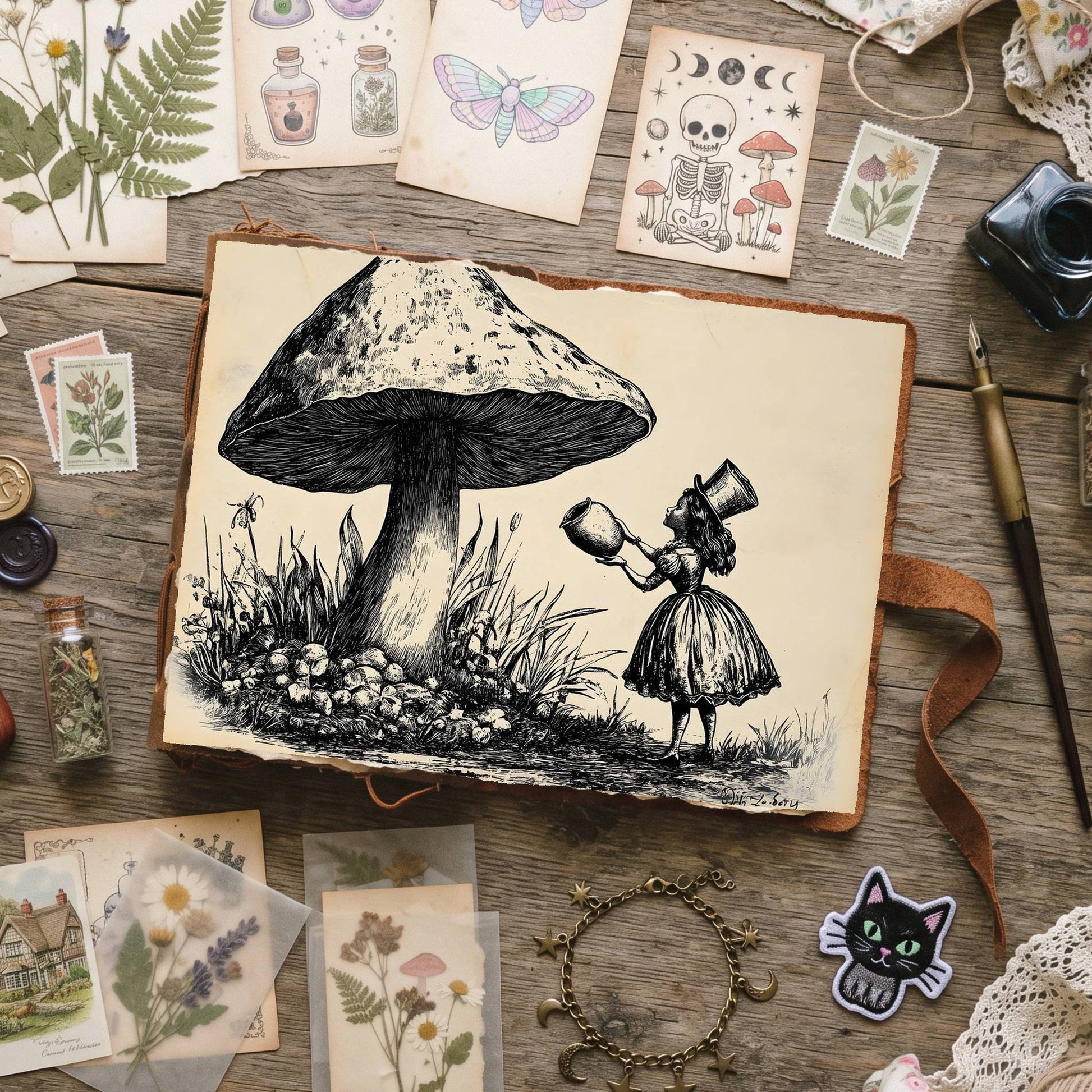 Alice In Wonderland Digital Papers