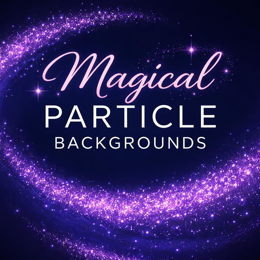 Purple Sparkle Particle Loop Video | Seamless animated background | Abstract purple video background for overlays and edits