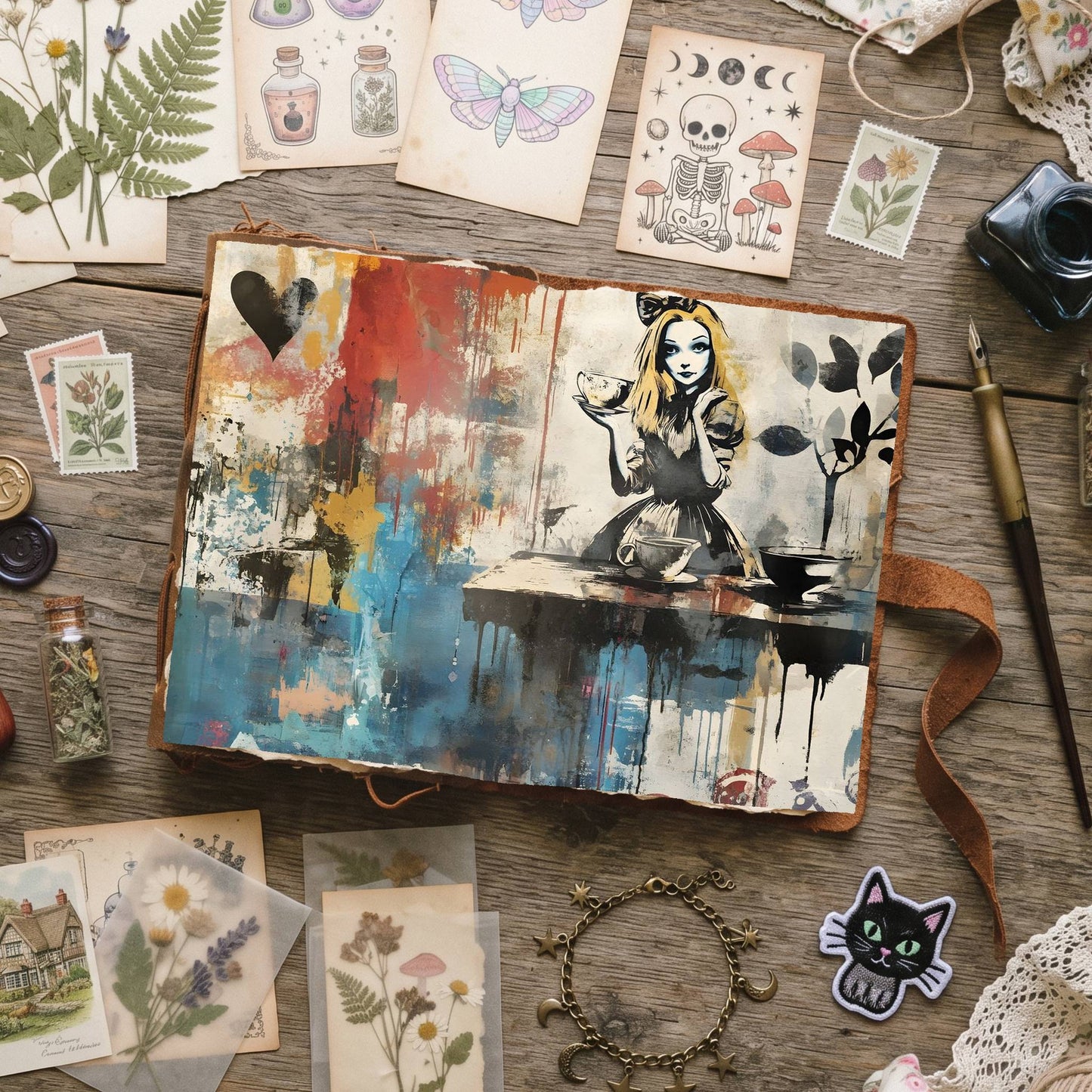 Alice In Wonderland Digital Papers