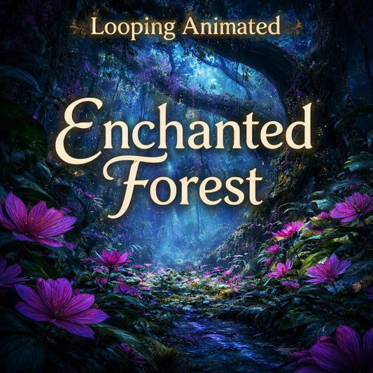 Forest Background Loop | Enchanted Nature Video, Seamless Motion Background | Cozy Ambience, Looped Video for Streaming & Scenes