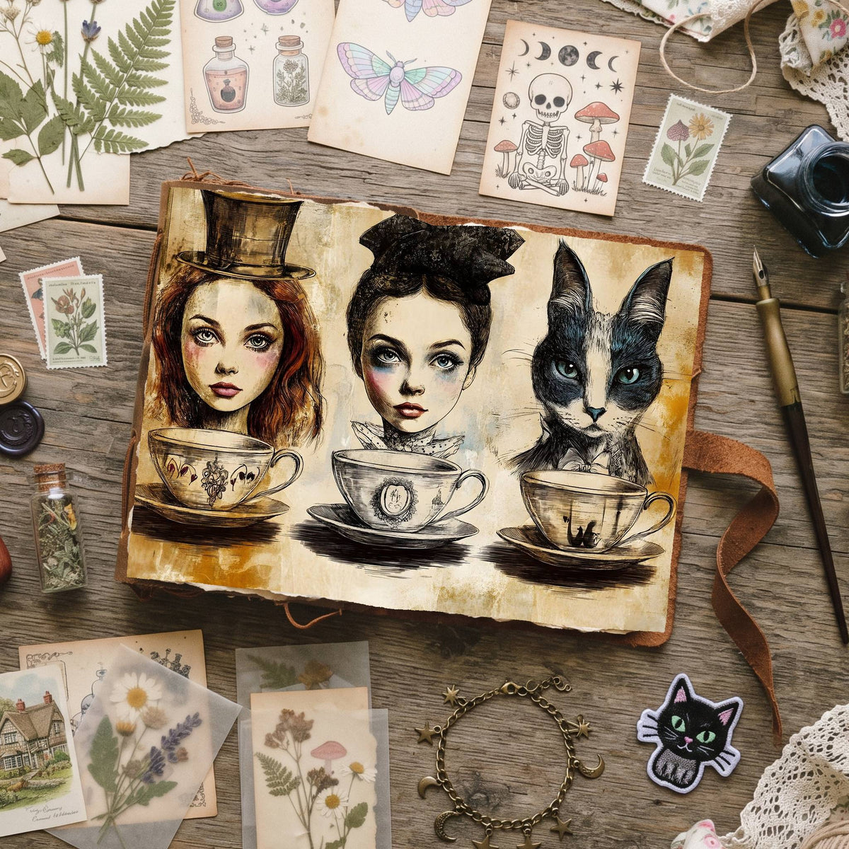 Alice In Wonderland Digital Papers