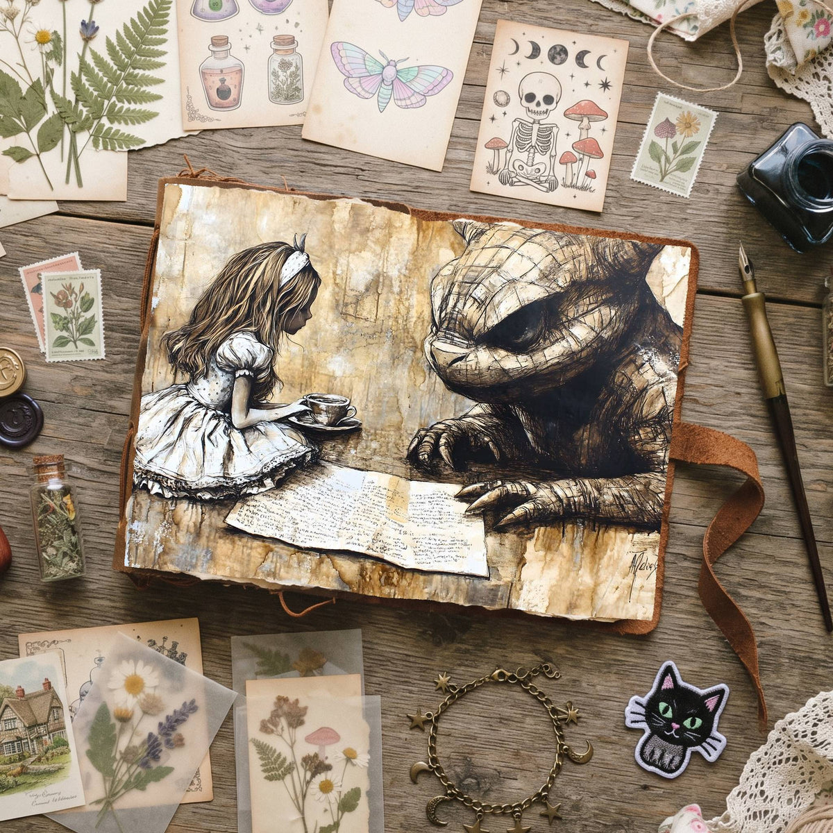 Alice In Wonderland Digital Papers