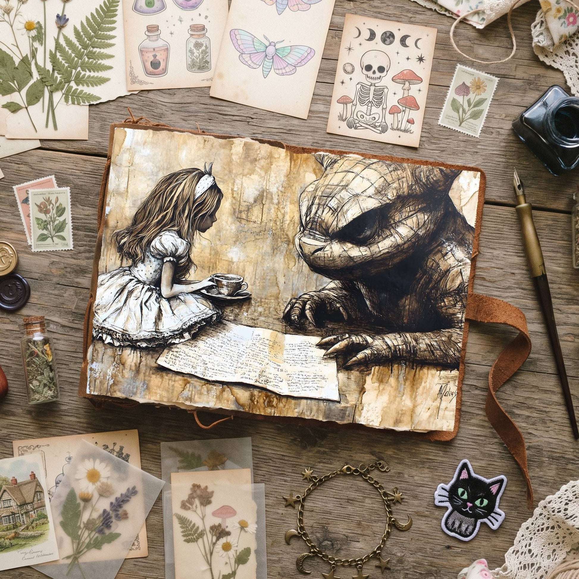 Alice In Wonderland Digital Papers