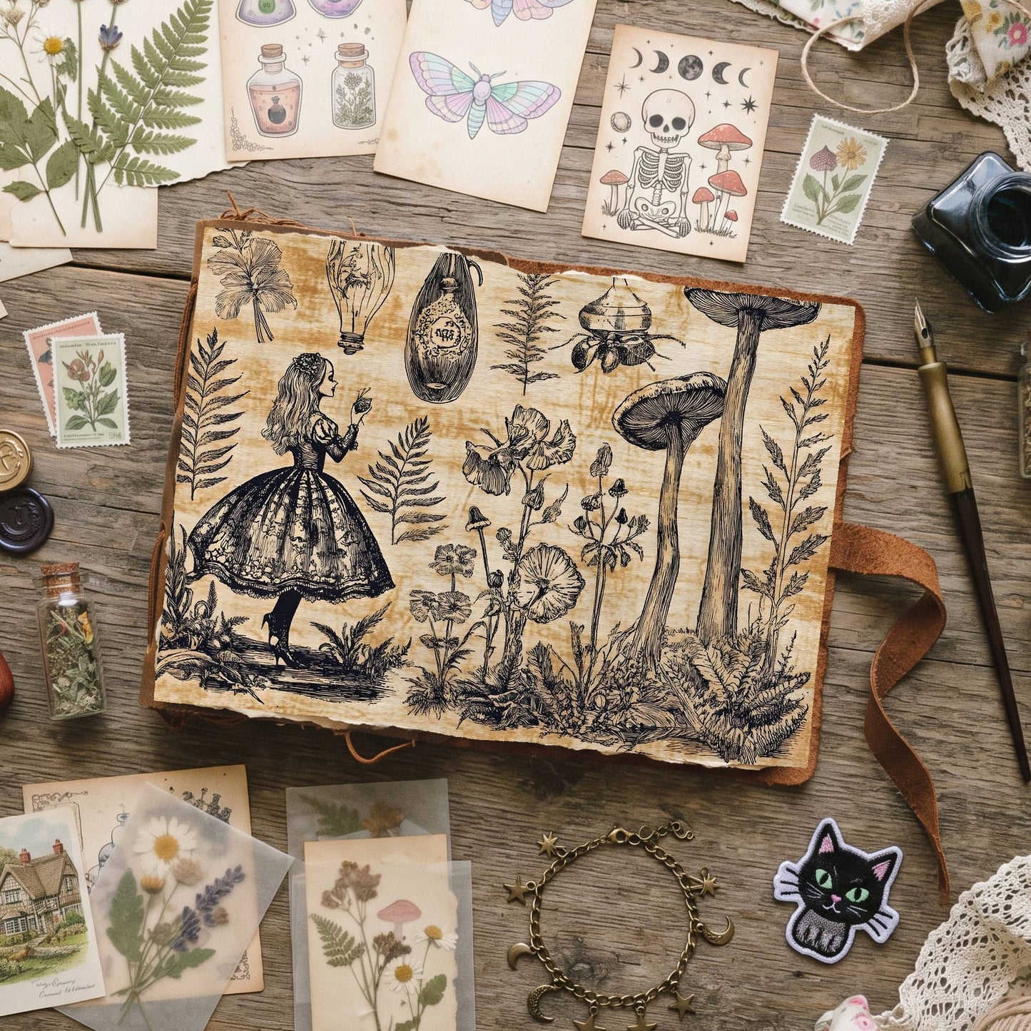 Alice In Wonderland Digital Papers