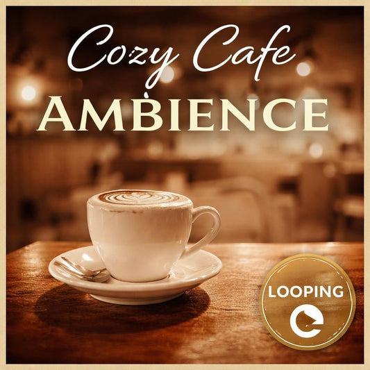 Coffee shop latte loop video | Cozy cafe ambience, lofi background, animated backdrop | Relax, study, streaming