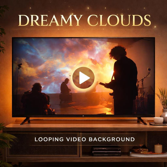Animated Background Visualizer Loop | Ambient Music Video, Seamless Lo-fi Loop | Cozy Video Background for Streams & Study