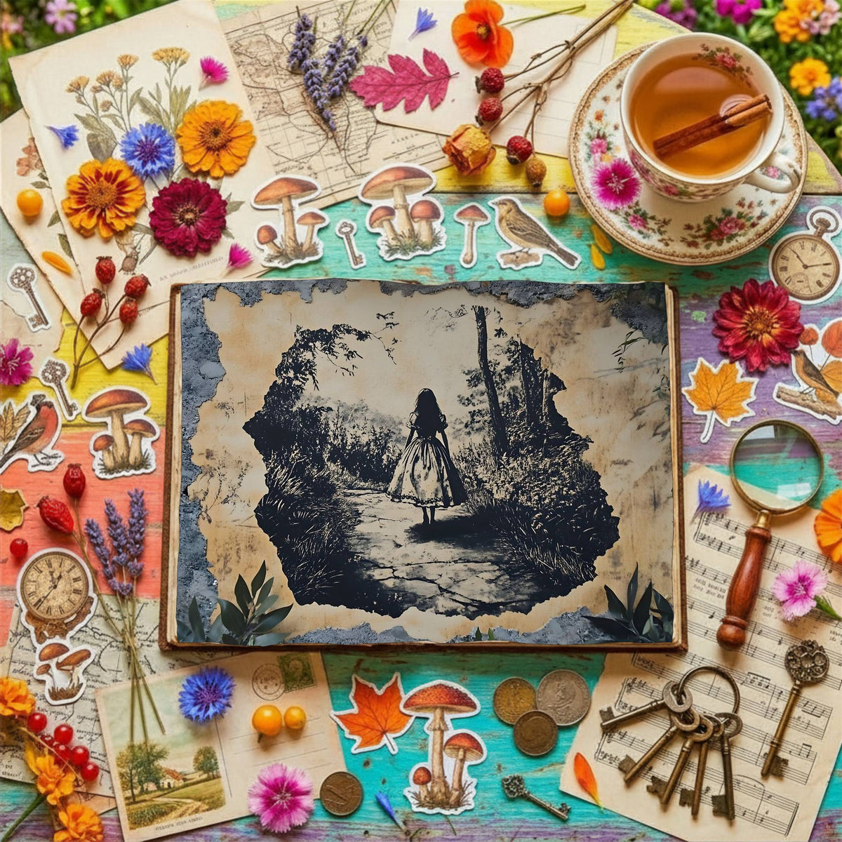 Alice In Wonderland Digital Papers