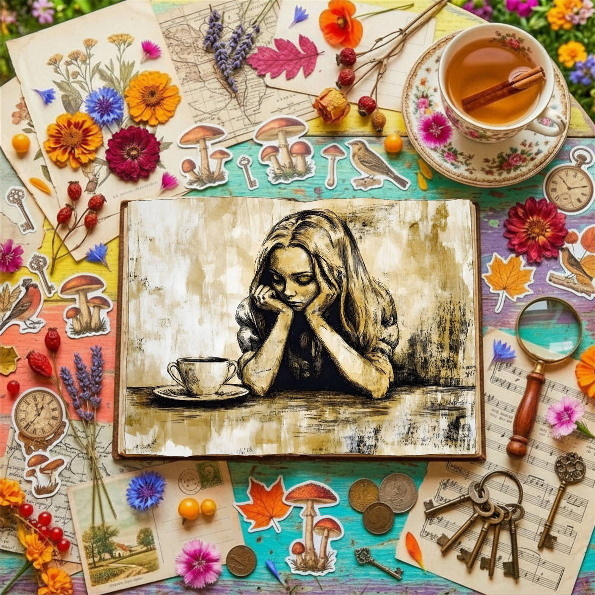 Alice In Wonderland Digital Papers