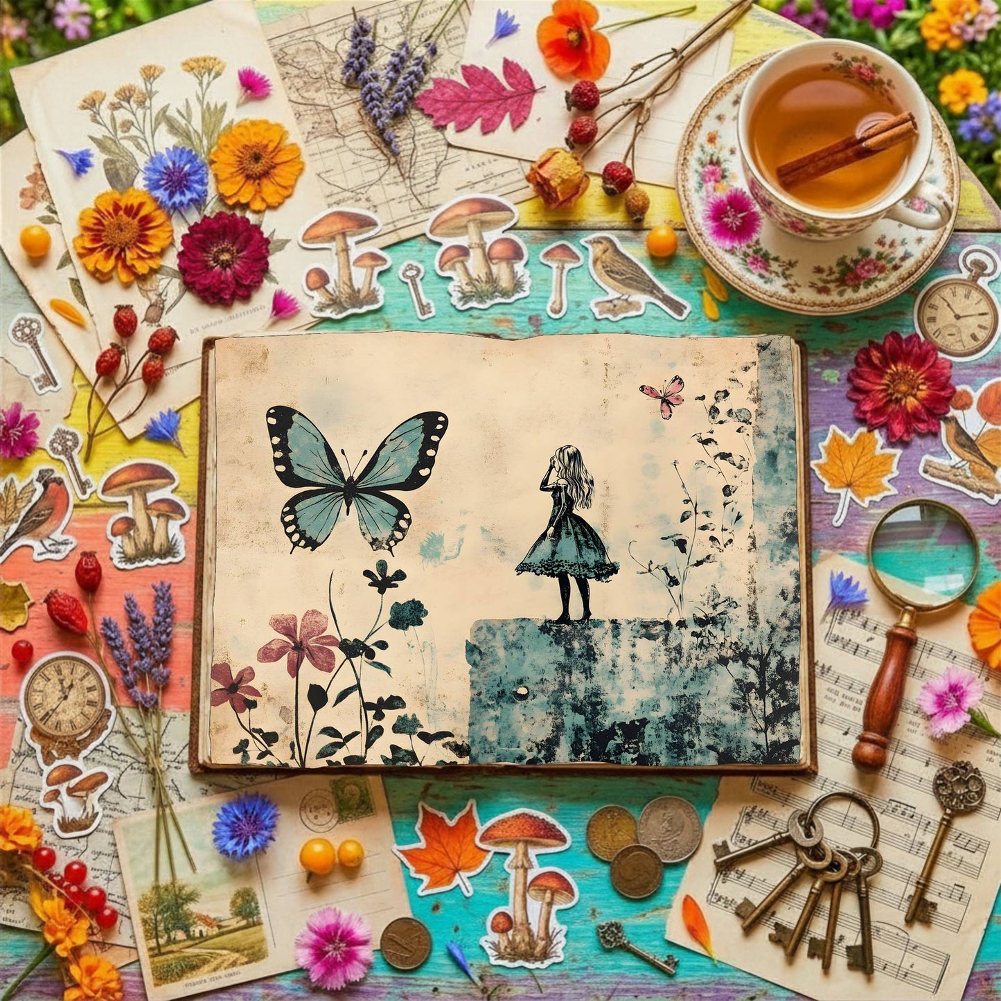 Alice In Wonderland Digital Papers