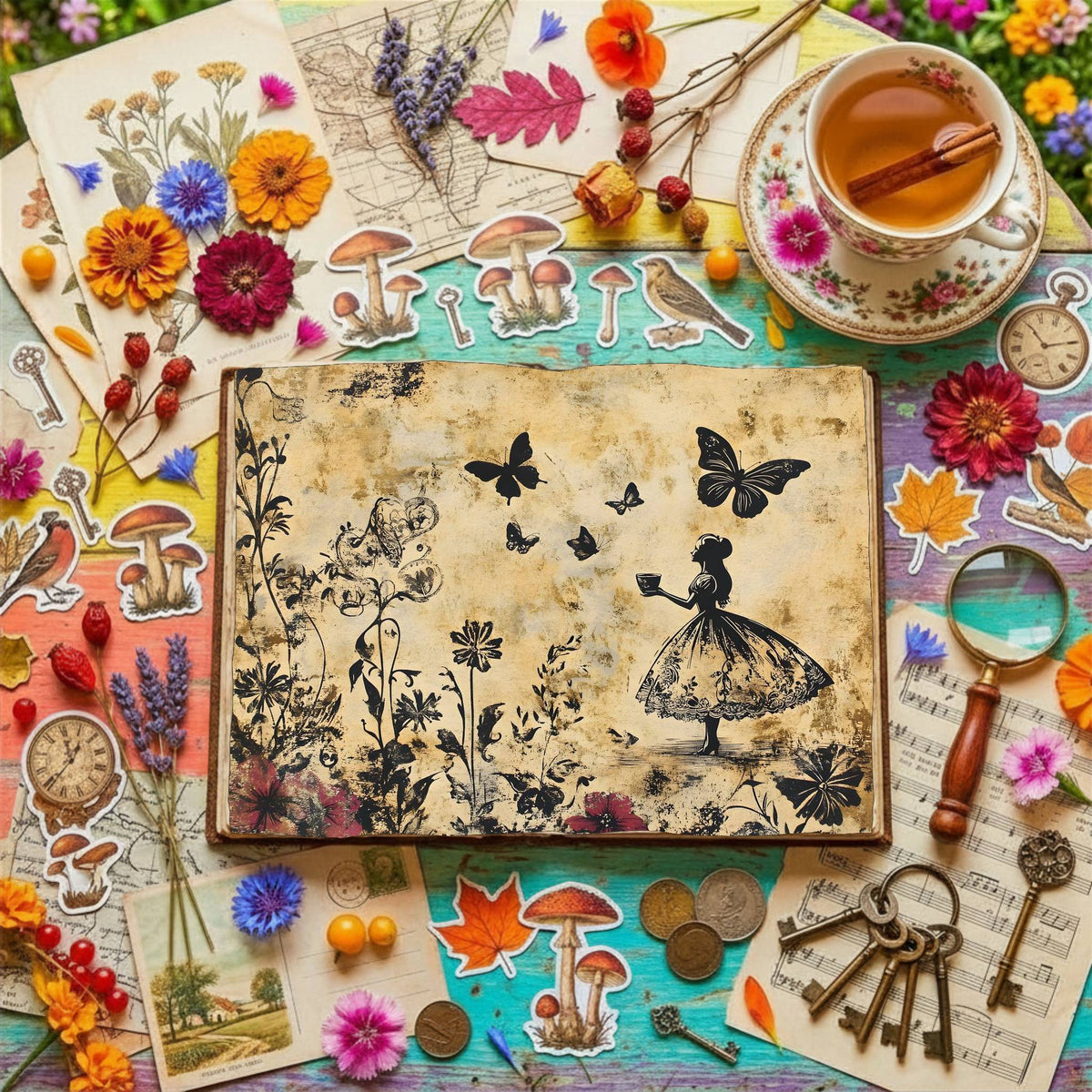 Alice In Wonderland Digital Papers