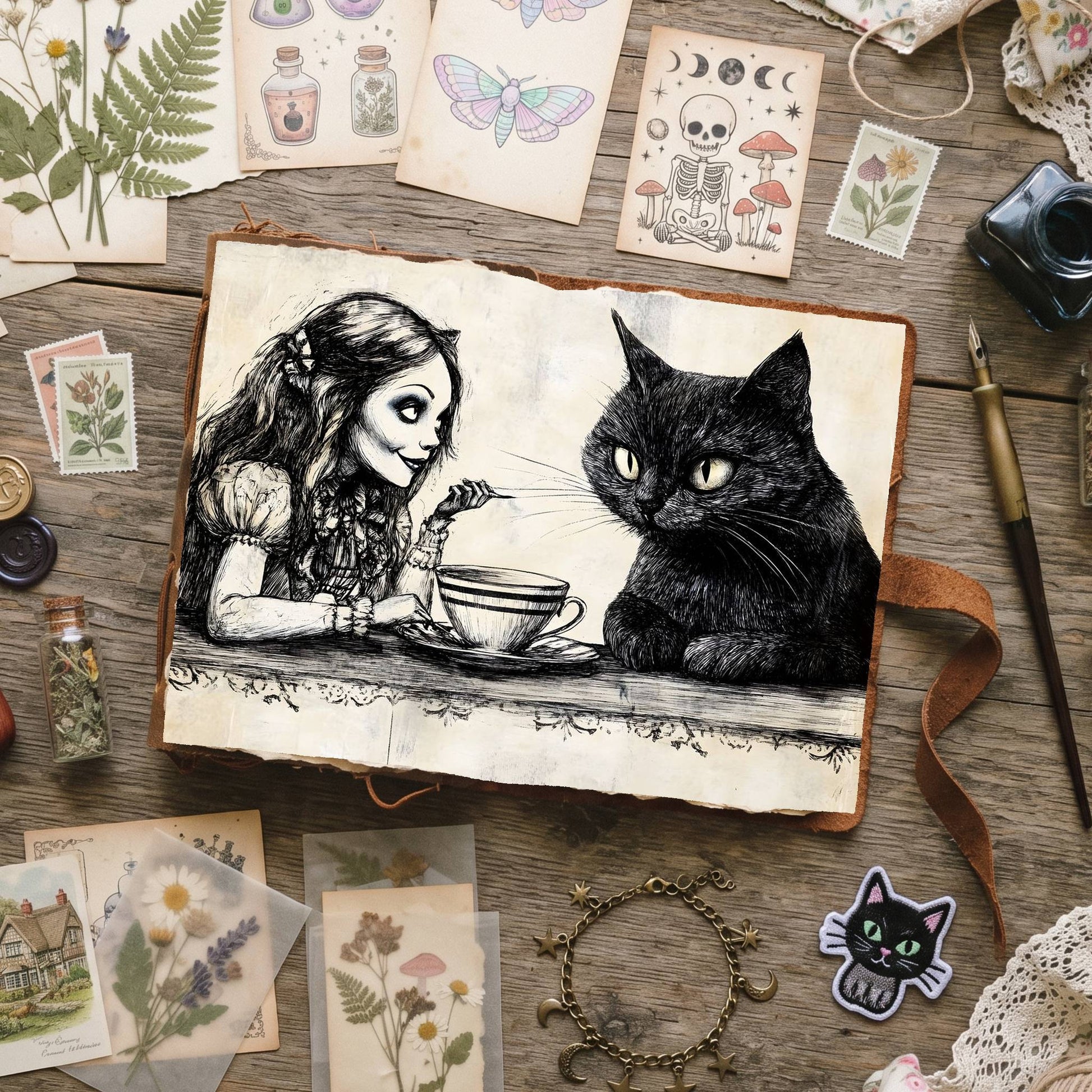 Alice In Wonderland Digital Papers