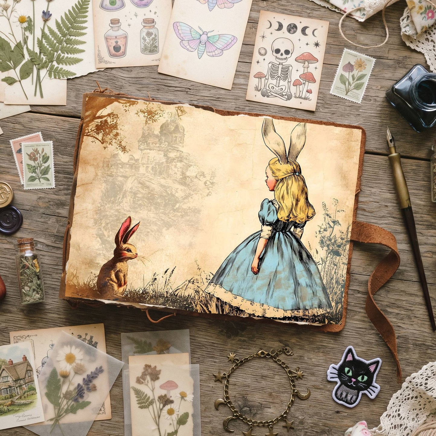 Alice In Wonderland Digital Papers