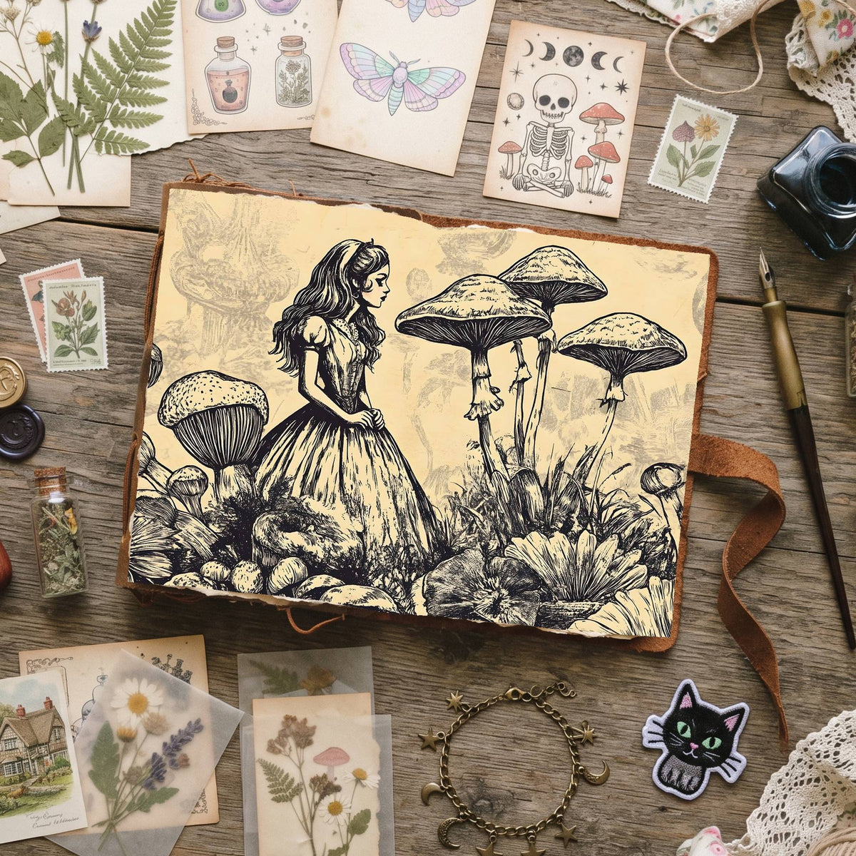 Alice In Wonderland Digital Papers