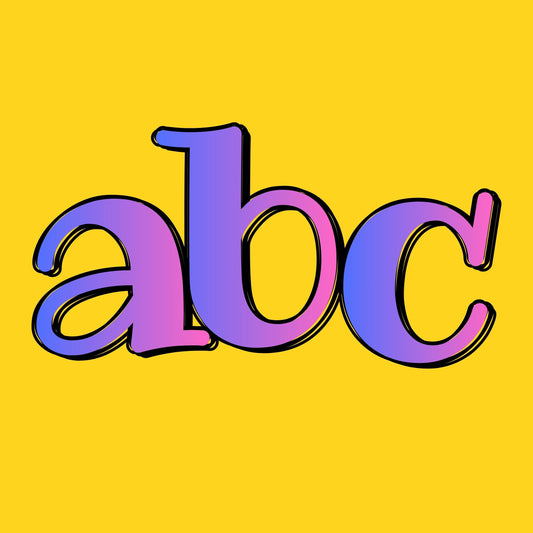 CANVA Doodle Letters - Drag and Drop Frames - Groovy Retro Doodle Fillable Alphabet Font Letters PNG Canva Frame Alphaset Doodle Templates